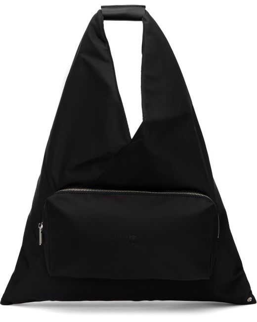 MM6 by Maison Martin Margiela Nylon Pocket Triangle Tote in Black Lyst UK