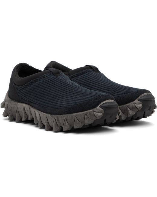 Salomon Black Snowclog Corduroy Loafers for men