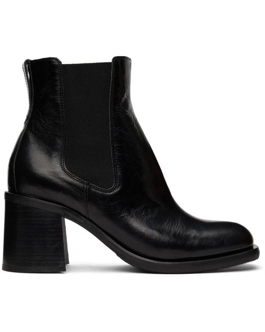 Our Legacy Leather Low Shaft Chelsea Boots in Black for Men | Lyst