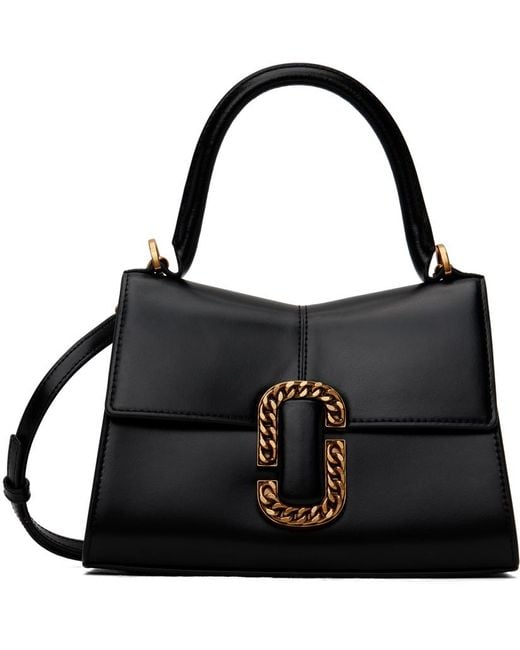 Marc Jacobs Black 'the St. Marc Top Handle' Bag