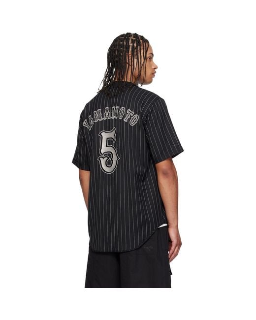 Y-3 Black Elite 5 Baseball Shirt for men