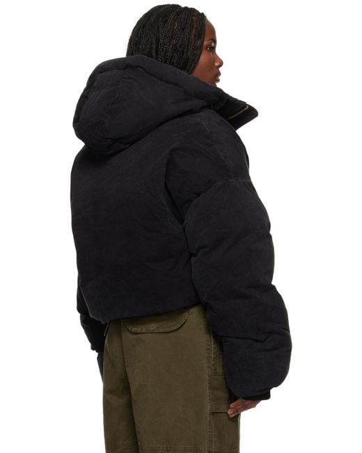 Entire studios Black Mml Hooded Puffer Down Jacket