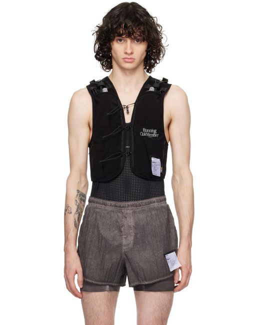 Satisfy Black Hydration Vest for men