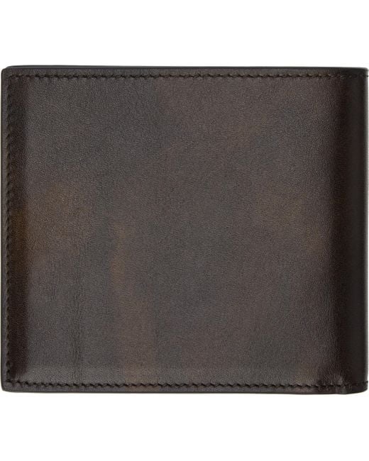 Acne Black Folded Leather Wallet