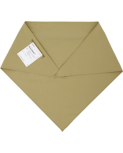 Satisfy Green Khaki Peaceshell Ice Bandana Scarf for men