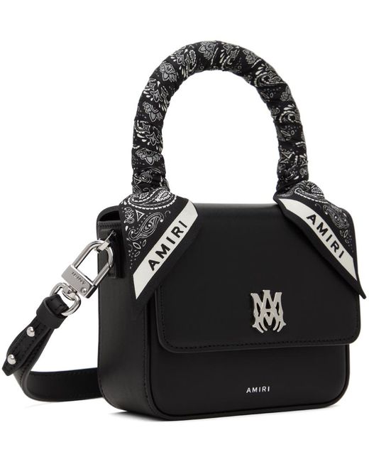 Amiri Black Bandana Micro Ma Bag