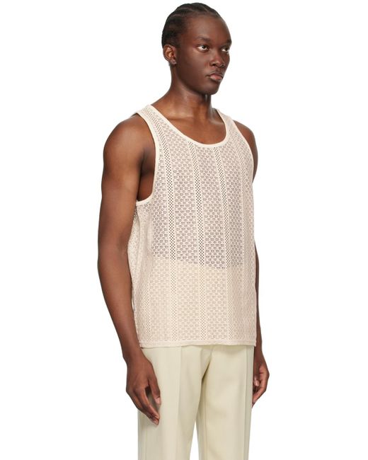 Saturdays NYC White Off- Gabriel Tank Top for men