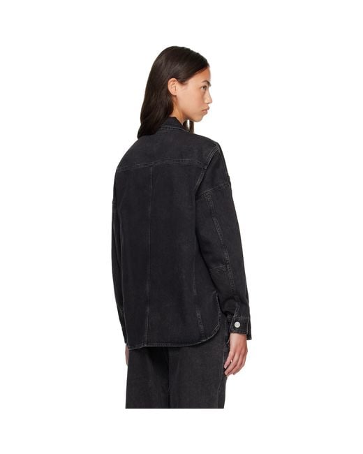 Isabel Marant Black Imana Denim Jacket