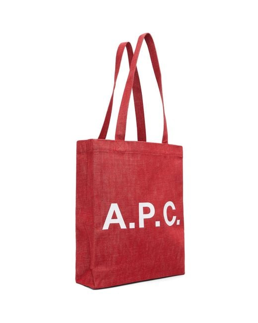A.P.C. Red Lou Tote