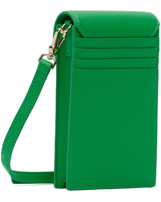 Pochette pour téléphone verte en cuir synthétique recyclé Vivienne Westwood pour homme en coloris Green