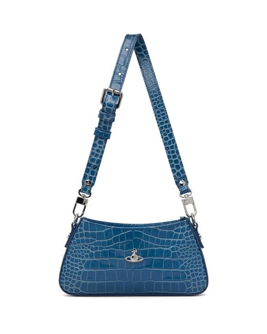 Vivienne Westwood Blue Tasha Shoulder Phone Bag