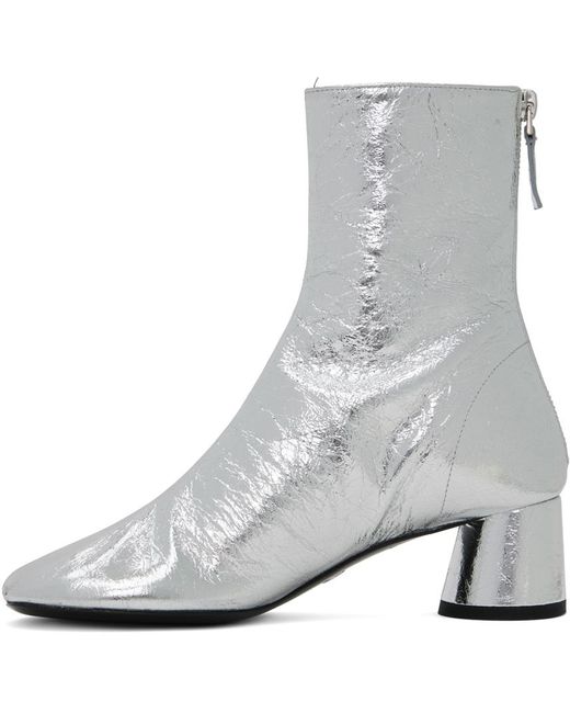 Proenza Schouler White Silver Glove Boots