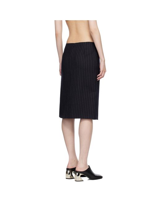 Co. Black Wrap Miniskirt