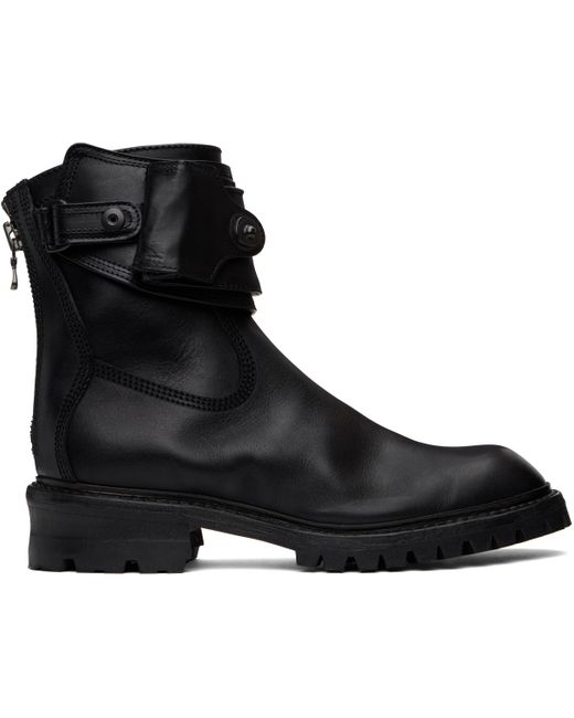 Julius Black Holster Boots for men