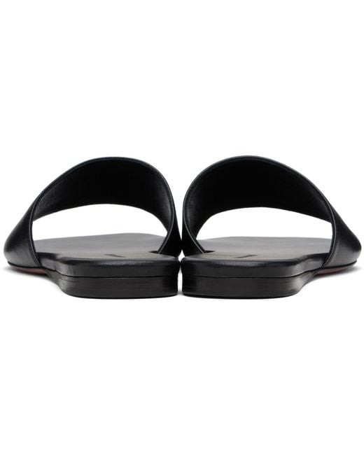 AMINA MUADDI Black Bianca Sandals