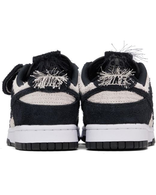 Nike Black Off- Dunk Low Retro Se Sneakers for men