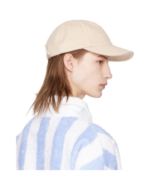 Rhude Blue Cashmere Chevron Logo Cap for men