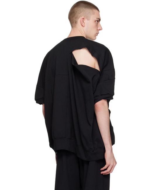Pull molletonné noir à assemblage torsadé Vivienne Westwood pour homme en coloris Black