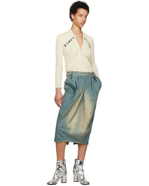 【Maison Margiela】シルバー Broken Mirror Tabi ブーツ Maison Margiela: Silver Tabi Broken Mirror Boots | SSENSE