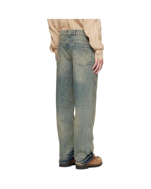 Represent Green R3 Baggy Jeans for men