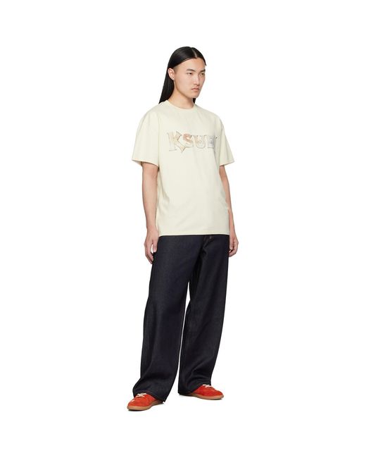 Ksubi Natural Off- Death Snake Biggie/T-Shirt for men