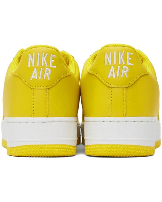 Nike Yellow 'color Of The Month' Edition Air Force 1 Low Sneakers for men