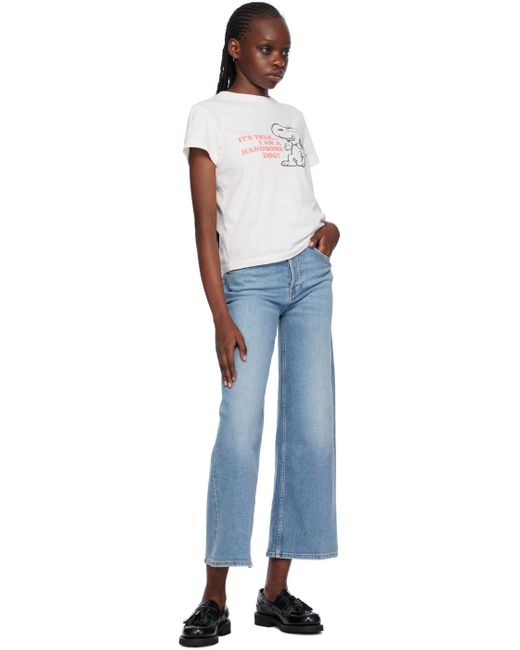 Re/done Blue High-rise Jeans