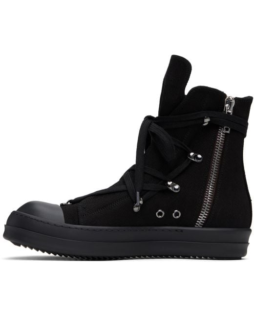 Rick Owens Black Hollywood Hexa Sneaks Sneakers for men