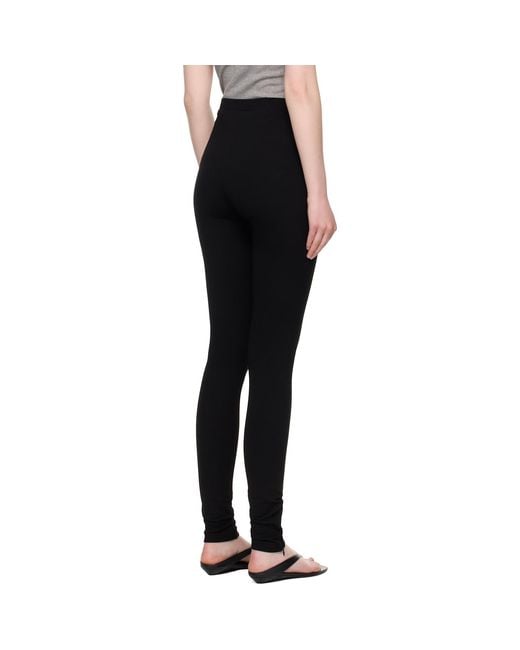 Totême Black Zip Leggings