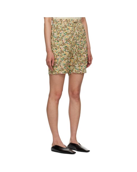 Nanushka Yellow Doxxi Shorts