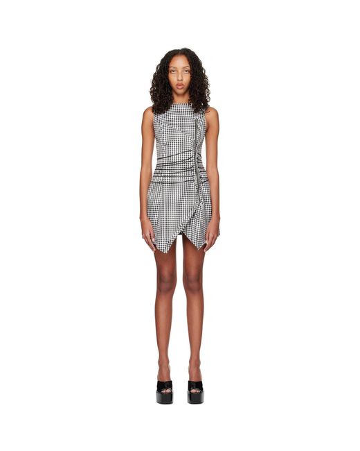 Miaou Ssense Work Capsule – Black & White Celestial Minidress