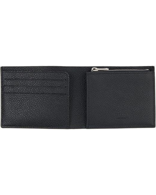 Jil Sander Black Bifold Wallet for men