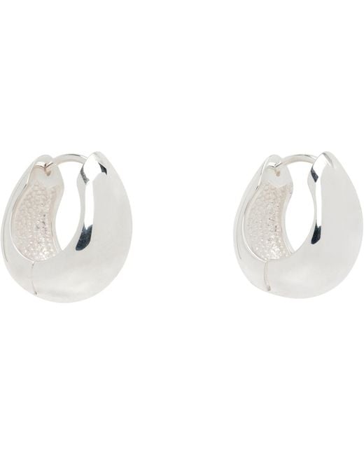 Sophie Buhai Black Hinged Hoop Earrings
