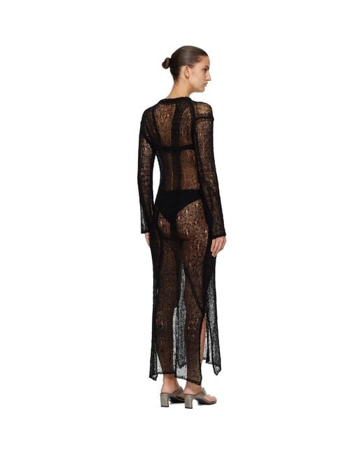 Our Legacy Black Tower Maxi Dress