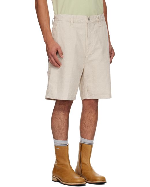 Carhartt Natural Off- Walter Single Knee Shorts for men