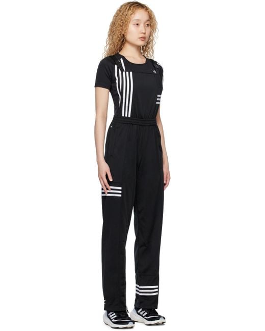 Adidas Originals Black 3-stripes Overalls