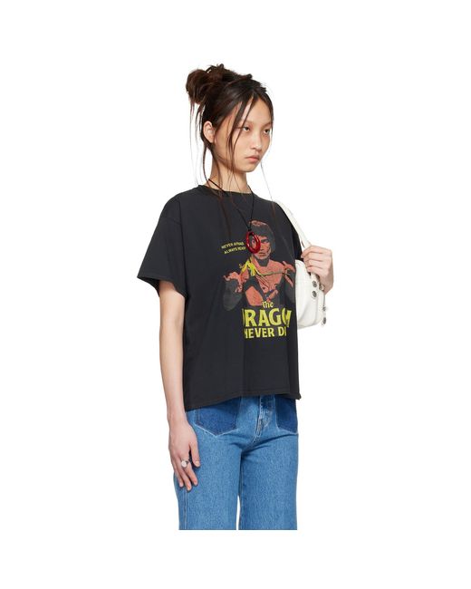 Lu'u Dan Black Bruce Lee X Lựu Đạn Athletic T-Shirt