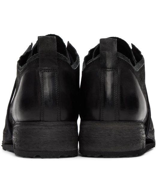 Boris Bidjan Saberi Black 'shoe 1.1' Derbys for men