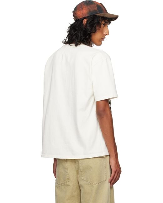 【関税込み】Rhude ホワイト Runway Script Tシャツ White Runway Script T-shirt by Rhude on Sale