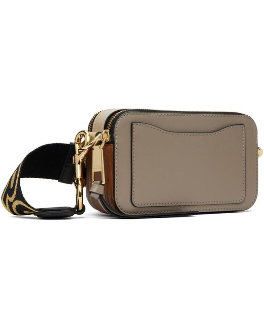 Marc Jacobs Taupe the Snapshot Bag in Black Lyst