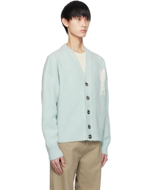 AMI Paris】Ami de COEUR CLOUDY カーディガン AMI Paris Blue