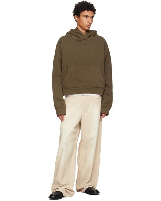 Entire studios Brown Heavy Hoodie for men