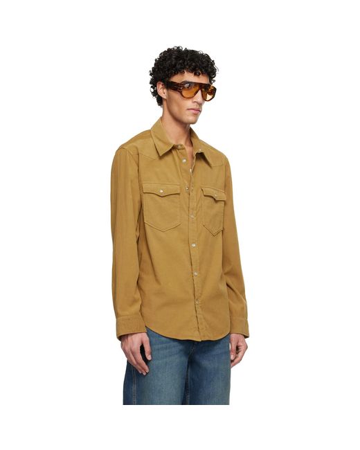 Isabel Marant Multicolor Tan Vasco Shirt for men
