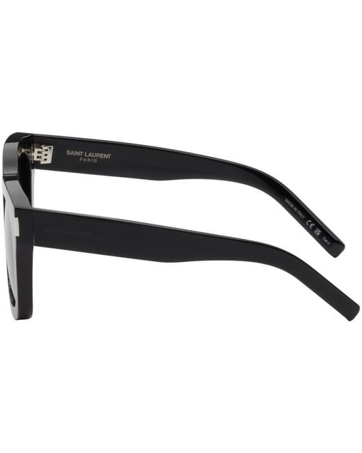 Saint Laurent Black Sl 650 Monceau Sunglasses for men