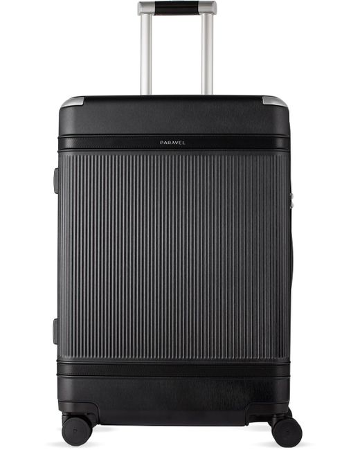 Paravel Black Aviator Grand Suitcase for men