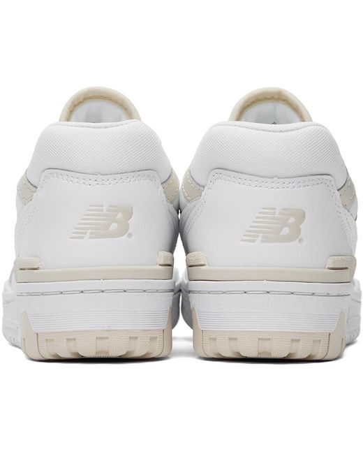 New Balance Black White & Beige 550 Sneakers
