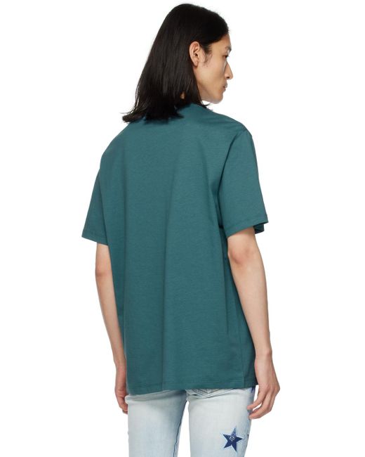 Amiri Green M.A. Bar T-Shirt for men