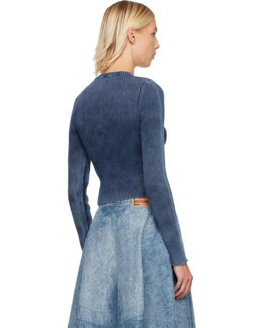 T-Shirt M-Anchor-A Bleu Marine DIESEL en coloris Blue