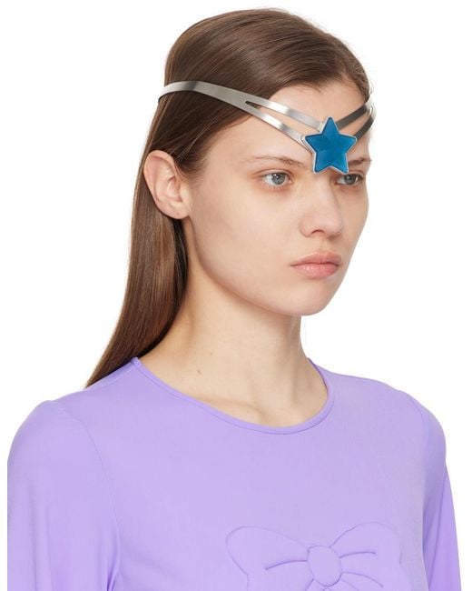 Ashley Williams Purple Star Headband