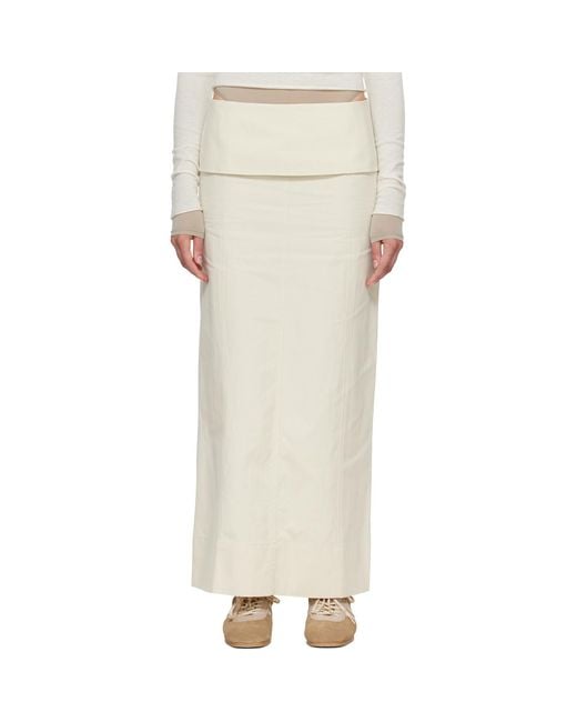 Belle Anna Natural Off- Helia Maxi Skirt